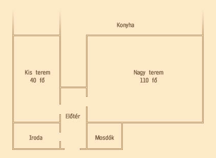 Kerettye Étterem - alaprajz